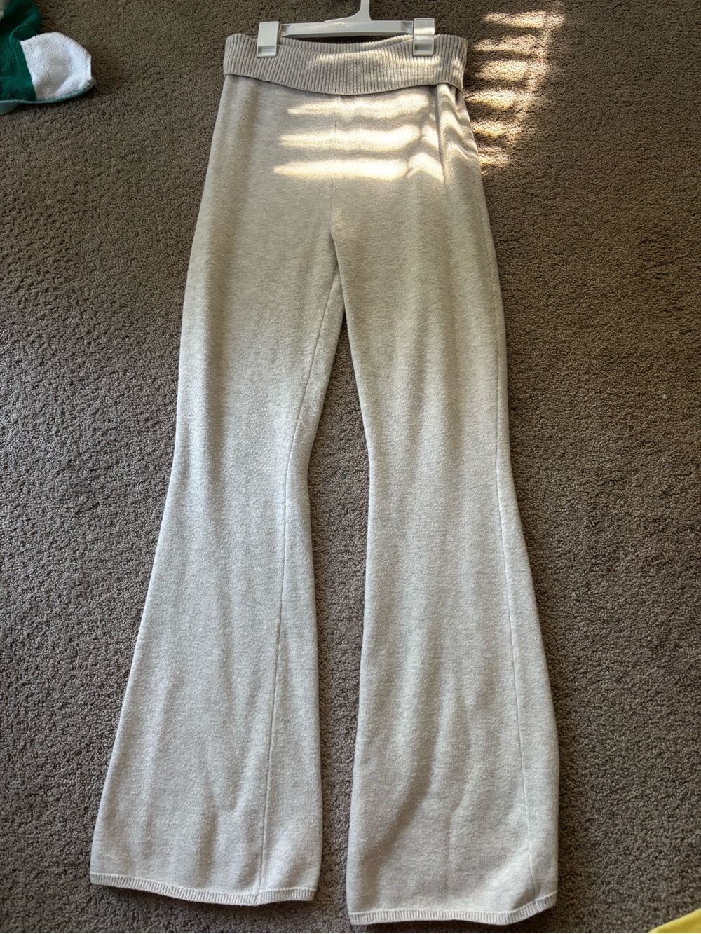Women’s Gilly Hicks Sweater-Knit Foldover Waist Boot Pants